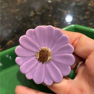 Nora Fleming Retired St Jude Purple Daisy Mini. A280. Brand New.  No Chips.